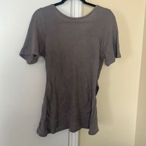 Mono B Short Sleeve Draped open back T-shirt New with‎ Tag